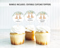 Load image into Gallery viewer, Complete Twin Giraffes Baby Shower Bundle
