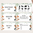Load image into Gallery viewer, Woodland Baby Shower Games