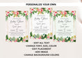 Load image into Gallery viewer, Tropical Floral Baby Shower Invite & Games