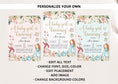 Load image into Gallery viewer, Alice in Wonderland Baby Shower Invite & Games