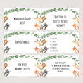 Load image into Gallery viewer, Woodland Animals Baby Shower Games