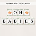 Load image into Gallery viewer, Complete Twin Triceratops Baby Shower Bundle