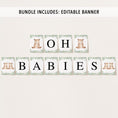 Load image into Gallery viewer, Complete Twin Bears Baby Shower Bundle