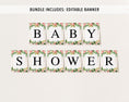 Load image into Gallery viewer, Complete Tropical Floral Baby Shower Bundle