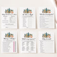 Load image into Gallery viewer, 14 Winter Woodland Baby Shower Games