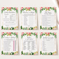 Load image into Gallery viewer, 14 Tropical Floral Baby Shower Games