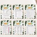 Load image into Gallery viewer, 14 Tropical Dinosaur Baby Shower Games