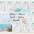 Load image into Gallery viewer, Under the Sea Baby Shower Invite & Games