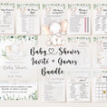 Load image into Gallery viewer, Elephant Baby Shower Invite & Games