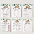 Load image into Gallery viewer, 14 Woodland Baby Shower Games