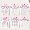 Load image into Gallery viewer, 14 Girl Dinosaurs Baby Shower Games