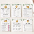 Load image into Gallery viewer, 14 Sloth Family Baby Shower Games