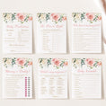 Load image into Gallery viewer, 14 Floral Baby Shower Games