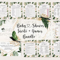 Load image into Gallery viewer, Tropical Baby Shower Invite & Games