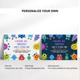 Load image into Gallery viewer, Monster Birthday Invite