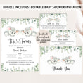 Load image into Gallery viewer, Twin Koala Baby Shower Invite & Games Bundle