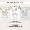 Load image into Gallery viewer, Double Birthday Bear invitation
