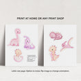 Load image into Gallery viewer, Girl Dinosaurs Centerpieces