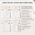 Load image into Gallery viewer, Nursery Rhyme Baby Shower Invite & Games