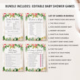 Load image into Gallery viewer, Complete Tropical Floral Baby Shower Bundle