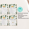 Load image into Gallery viewer, 14 Tropical Dinosaur Baby Shower Games