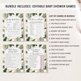 Load image into Gallery viewer, Tropical Baby Shower Invite & Games