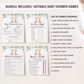 Load image into Gallery viewer, Complete Twin Giraffes Baby Shower Bundle