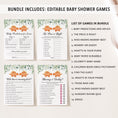 Load image into Gallery viewer, Complete Twin Triceratops Baby Shower Bundle