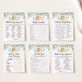 Load image into Gallery viewer, Safari Baby Shower Invite & Games