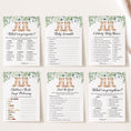 Load image into Gallery viewer, Twin Bears Baby Shower Invite & Games Bundle