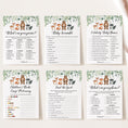 Load image into Gallery viewer, Woodland Baby Shower Invite & Games