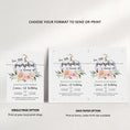 Load image into Gallery viewer, Floral Pumpkin Birthday Invite