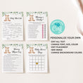 Load image into Gallery viewer, Bear Baby Shower Invite & Games