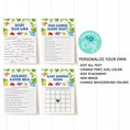 Load image into Gallery viewer, Colorful Dinosaurs Baby Shower Invite & Games