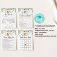 Load image into Gallery viewer, Safari Baby Shower Invite & Games
