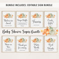 Load image into Gallery viewer, Complete Pumpkin Baby Shower Bundle