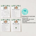 Load image into Gallery viewer, Woodland Animals Baby Shower Invite & Games