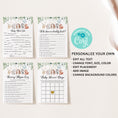 Load image into Gallery viewer, Baby Animals Baby Shower Invite & Games