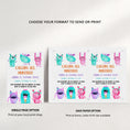 Load image into Gallery viewer, Girl Monster Birthday Invite