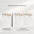 Load image into Gallery viewer, 14 Floral Baby Shower Games