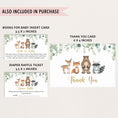 Load image into Gallery viewer, Woodland Baby Shower Invite & Games