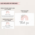 Load image into Gallery viewer, Rainbow Baby Shower Invite & Games