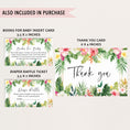 Load image into Gallery viewer, Tropical Floral Baby Shower Invite & Games