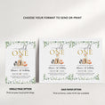 Load image into Gallery viewer, Woodland Birthday Invite