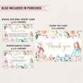 Load image into Gallery viewer, Alice in Wonderland Baby Shower Invite & Games