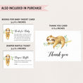 Load image into Gallery viewer, Sloth Baby Shower Invite & Games
