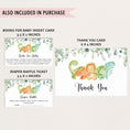Load image into Gallery viewer, Dinosaur Baby Shower Invite & Games