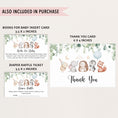 Load image into Gallery viewer, Baby Animals Baby Shower Invite & Games