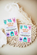 Load image into Gallery viewer, Girl Monster Birthday Invite