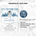 Load image into Gallery viewer, Penguin Baby Shower Invite & Games